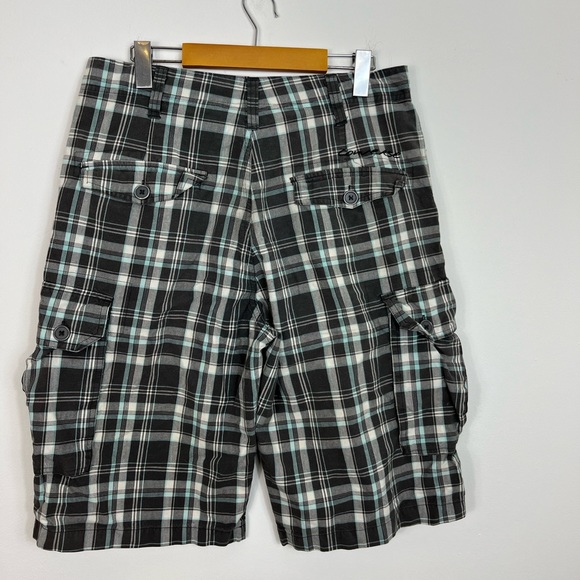 Vintage Converse Plaid Skater Shorts Sz 30 - Picture 7 of 10